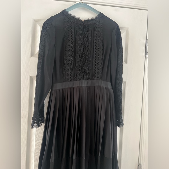 Ted Baker - Looez Lace Trim Pleated Midi Dress - Picture 4 of 6